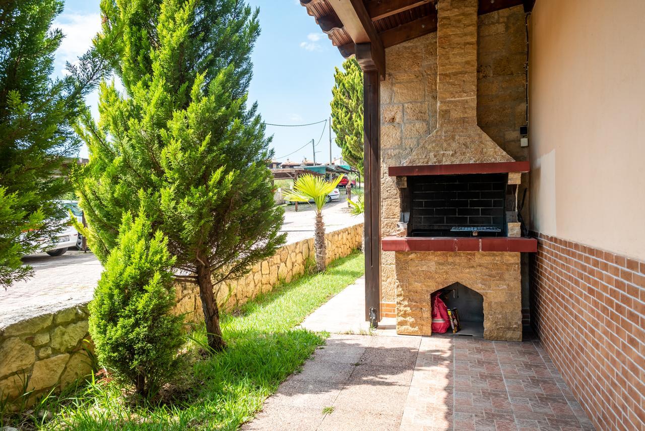 Blue Thea Luxury Villa In Afitos Bagian luar foto