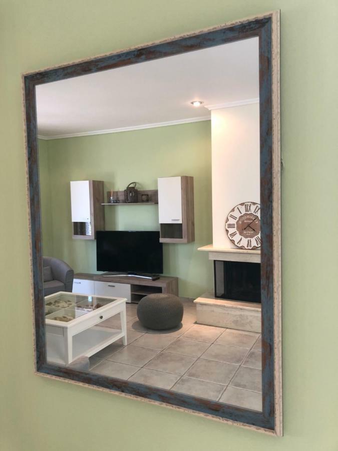 Blue Thea Luxury Villa In Afitos Bagian luar foto